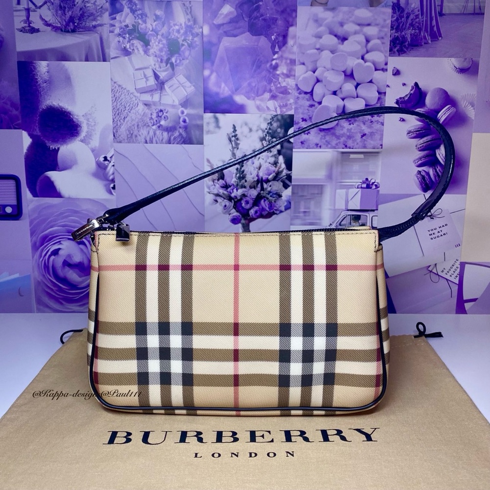 Burberry London Nova check Pochette Pirse Bag